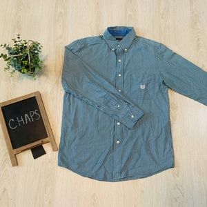 Chaps Striped Long sleeve button up